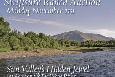Idaho Ranch Auction - Swiftsure Ranch - Sun Valley, ID offered by Hall and Hall