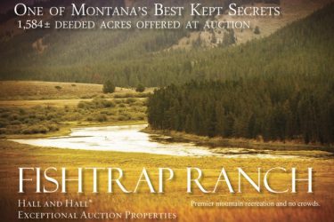 Montana Farm Auction - Fishtrap Ranch - Wise River, MT offered by Hall and Hall