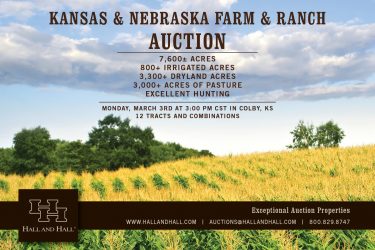 Kansas Farm Auction - Kansas, Nebraska Farm & Ranch - Atwood, KS offered by Hall and Hall