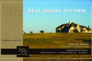 Texas Ranch Auction - Char-Lin Ranch - Corsicana, TX offered by Hall and Hall