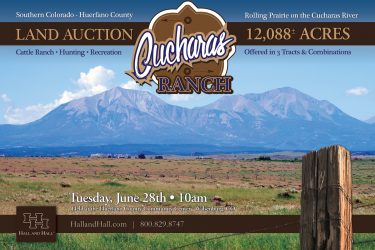 Colorado Ranch Auction - Cucharas Ranch - Walsenburg, CO offered by Hall and Hall
