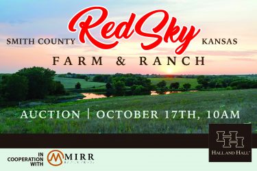 Kansas Ranch Auction - Red Sky Farm & Ranch - Lebanon, KS offered by Hall and Hall