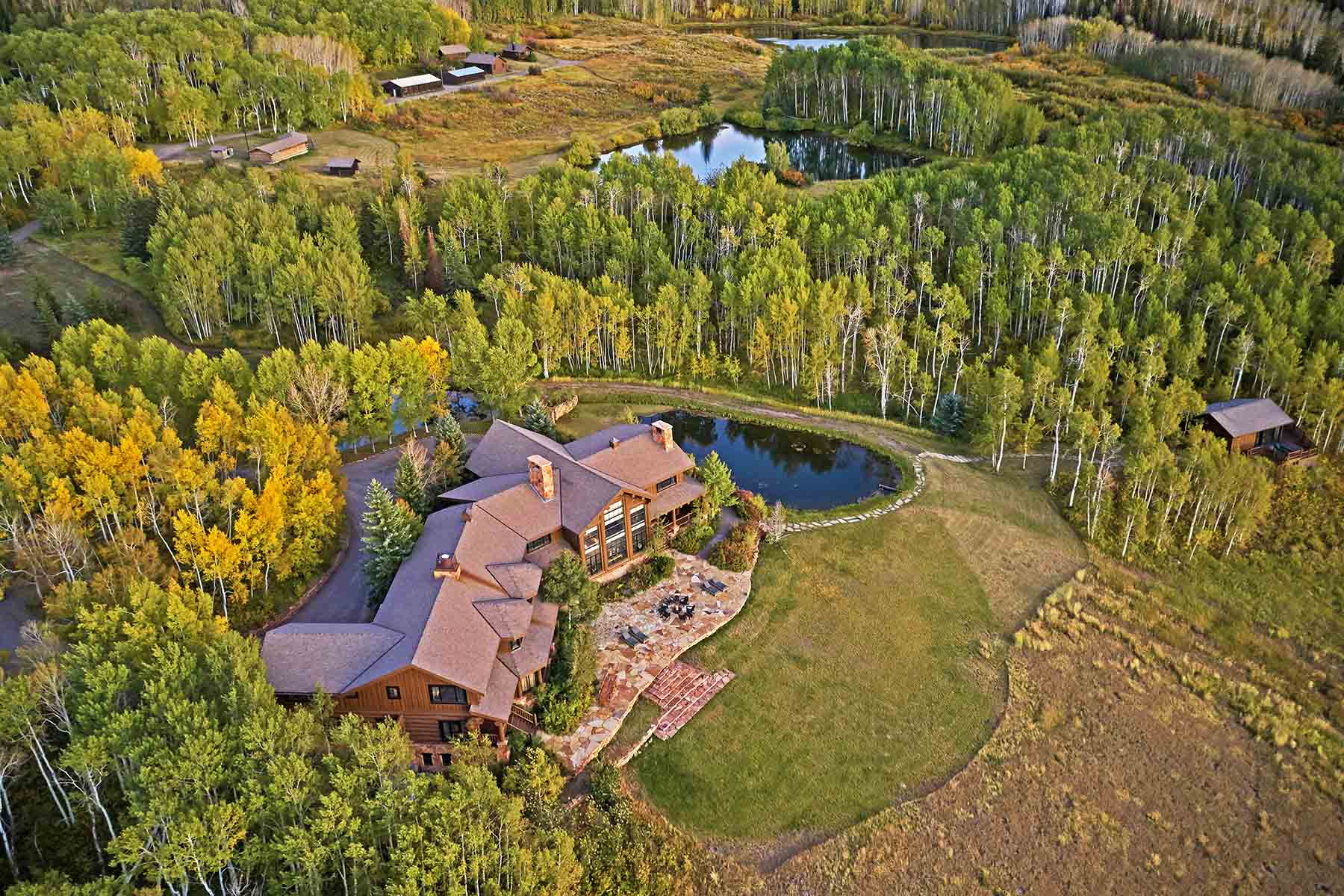 One of the finest trophy big game hunting and fishing ranches in Colorado, ...