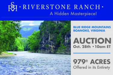 Virginia Ranch Auction - RiverStone Ranch - Buchanan, VA offered by Hall and Hall