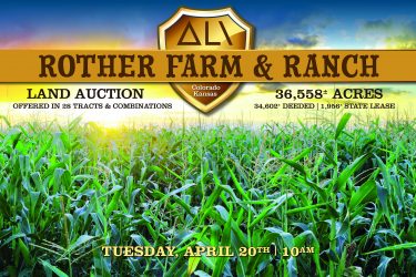 Colorado Ranch Auction - Rother Farm & Ranch - CO/KS - Burlington, CO offered by Hall and Hall
