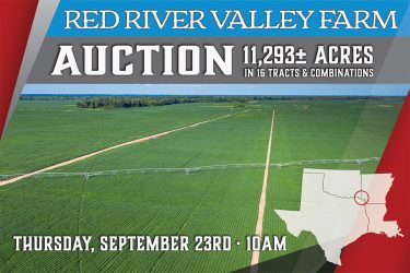 Oklahoma Ranch Auction - Red River Valley Farm - Idabel, OK offered by Hall and Hall