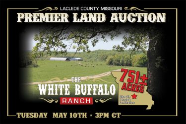 Missouri Ranch Auction - White Buffalo Ranch - Falcon, MO offered by Hall and Hall