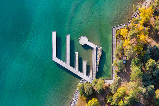 Private Island on Flathead Lake, Montana | Hall & Hall