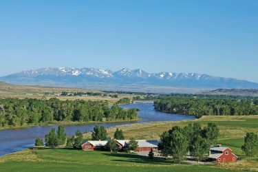 Montana Ranch For Sale - Little Hangmans Creek Ranch - Big Timber, MT offered by Hall and Hall