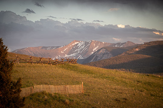 mountain views