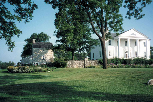 manor and stone house