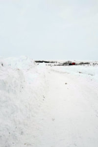 snowy road