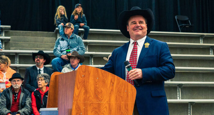 Scott at Auction Podium