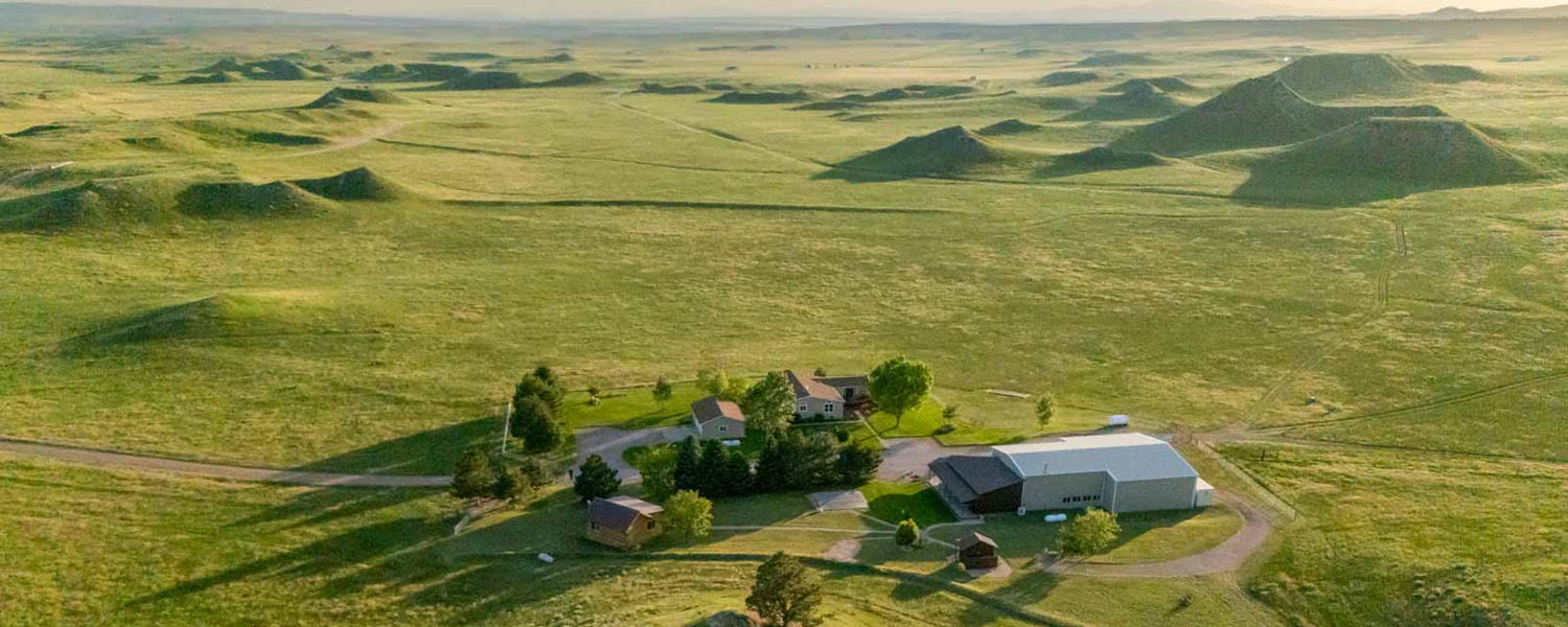 Tipi Hills Aerial View