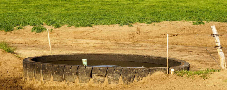 water tank under pivot
